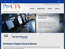 Tablet Screenshot of procts.us